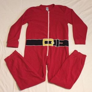 a kids santa onesie